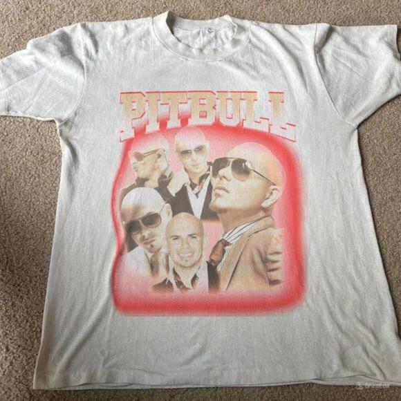 Shirts | Pitbull Shirt Pitbull Bootleg Shirt Pitbull Hip Hop Shirt Rap ...
